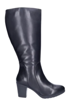 Damenstiefel JJ Footwear Brora Schwarz Wadengröße XL