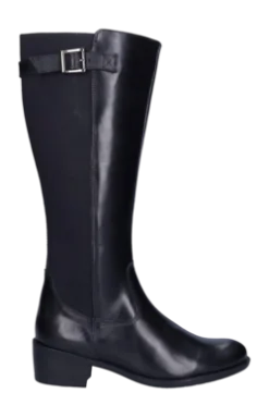 Stiefel JJ Footwear Mickleton Schwarz Wadengröße M/L Damen