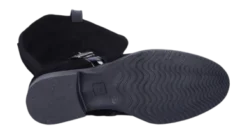 Damenstiefel JJ Footwear Sydney Schwarz Wadengröße M -Bama Verkäufe 1500136 001 434xlsydneyzwart goat suede patent6 no bg 1