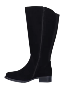 Damenstiefel JJ Footwear Sydney Schwarz Wadengröße M -Bama Verkäufe 1500136 001 434xlsydneyzwart goat suede patent7 no bg 1