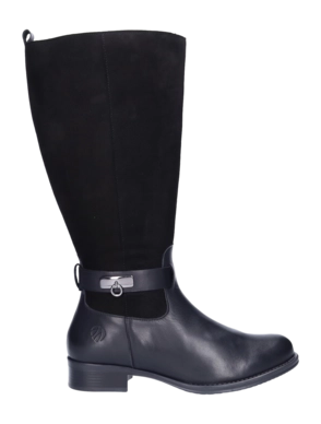 Damenstiefel JJ Footwear Cheddar Schwarz Wadengröße XL 1 Damenstiefel JJ Footwear Cheddar Schwarz Wadengröße XL