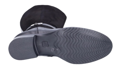 Damenstiefel JJ Footwear Cheddar Schwarz Wadengröße XL 2 Damenstiefel JJ Footwear Cheddar Schwarz Wadengröße XL – Bild 2