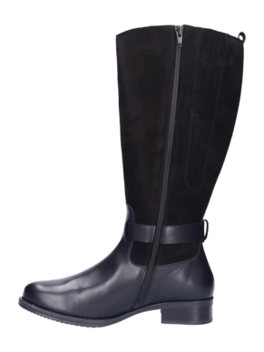 Damenstiefel JJ Footwear Cheddar Schwarz Wadengröße XL 6 Damenstiefel JJ Footwear Cheddar Schwarz Wadengröße XL – Bild 6