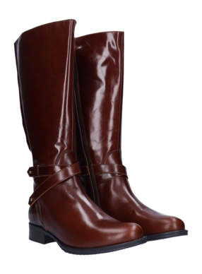 Damenstiefel JJ Footwear Buxton Cognac Wadengröße XL 2 Damenstiefel JJ Footwear Buxton Cognac Wadengröße XL – Bild 2