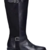 Stiefel JJ Footwear Tedbury Schwarz Wadengröße XXXL Damen