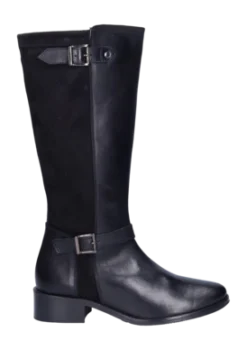 Stiefel JJ Footwear Tedbury Schwarz Wadengröße M/L Damen