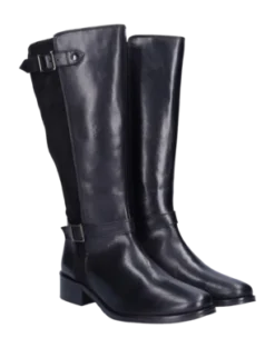 Stiefel JJ Footwear Tedbury Schwarz Wadengröße XXXL Damen -Bama Verkäufe 1500401 001 128xltedburyzwart cowc3 no bg 1