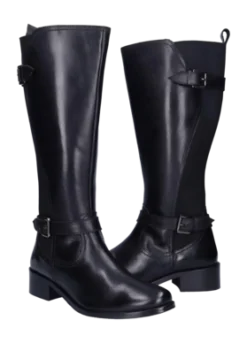 Stiefel JJ Footwear Redbourn Schwarz Wadengröße XXL Damen -Bama Verkäufe 1500406 001 128xlredbournzwart cowc51 no bg