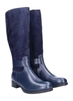 Damenstiefel JJ Footwear Bayston Ocean XL -Bama Verkäufe 15008025 011 335xlbaystonblauwstreet suede3 no bg