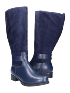 Damenstiefel JJ Footwear Bayston Ocean XL -Bama Verkäufe 15008025 011 335xlbaystonblauwstreet suede5 no bg