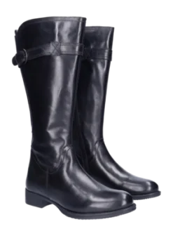 Damenstiefel JJ Footwear Victoria Schwarz Wadengröße M / L -Bama Verkäufe 1500900 001 331 xlvictoria niadablack cow nappa31 no bg