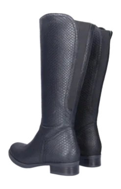 Damenstiefel JJ Footwear Flensburg Schwarz Wadengröße M/L -Bama Verkäufe 1500903 001 917flensburgzwart4 no bg 1