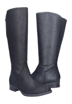 Damenstiefel JJ Footwear Flensburg Schwarz Wadengröße XL -Bama Verkäufe 1500903 001 917flensburgzwart5 no bg 2