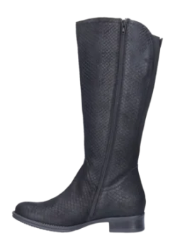 Damenstiefel JJ Footwear Flensburg Schwarz Wadengröße M/L -Bama Verkäufe 1500903 001 917flensburgzwart7 no bg 1