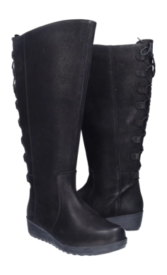 Damenstiefel JJ Footwear Akins Schwarz Wadengröße M/L 3 Damenstiefel JJ Footwear Akins Schwarz Wadengröße M/L – Bild 3