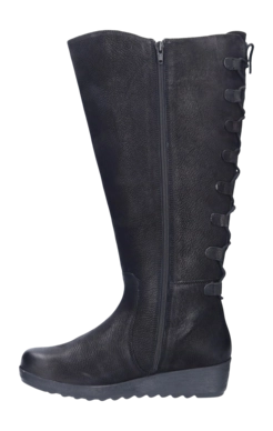 Damenstiefel JJ Footwear Akins Schwarz Wadengröße M/L 6 Damenstiefel JJ Footwear Akins Schwarz Wadengröße M/L – Bild 6
