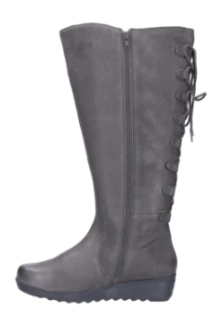 Damenstiefel JJ Footwear Akins Asfalt Wadengröße XL -Bama Verkäufe 1606904 003 332xxlakinsasfalt cowgrain7 no bg 1