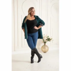 Damenstiefel JJ Footwear Managka Schwarz Wadengröße XXXL -Bama Verkäufe 1Y3A7859