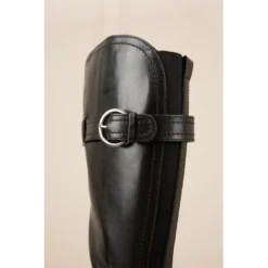 Damenstiefel JJ Footwear Victoria Schwarz Wadengröße M / L -Bama Verkäufe FW0023 2