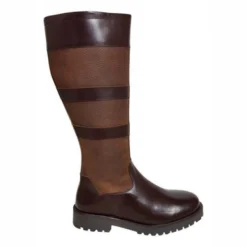 Stiefel Custom Made Franka Red Brown Wadengröße 32.5 Cm Damen