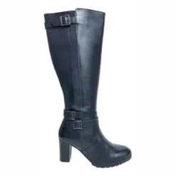 Damenstiefel Custom Made Gosford Schwarz Wadengröße 32,5 Cm