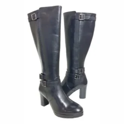 Damenstiefel Custom Made Gosford Schwarz Wadengröße 32,5 Cm -Bama Verkäufe GosfordZwart9